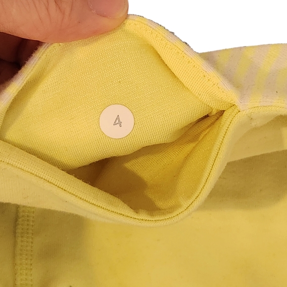 Lululemon Flare Leggings - Blue, Yellow, White - Picture 8 of 8
